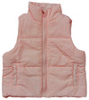 GIRLS PUFFER PINK VEST