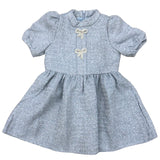 CATHERINE LIGHT BLUE TWEED DRESS