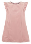 DELUXE VELVET SHIFT DRESS - ROSE PINK