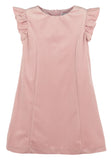 DELUXE VELVET SHIFT DRESS - ROSE PINK