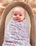 MUSLIN SWADDLE - LILLY BLUE