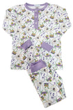 MARDI GRAS DRUM LONGSLEEVE PAJAMA SET