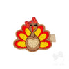 MEDIUM TURKEY APPLIQUE HAIR CLIP