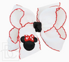 5.5" MINNIE MOUSE EMBROIDERED BOW WITH KNOT