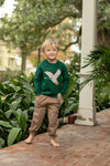 FRENCH TERRY PULLOVER - MALLARD