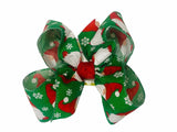 GNOME ELF CHRISTMAS BOW