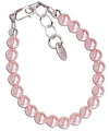 STERLING SILVER PINK PEARL BRACELET - MEDIUM