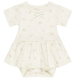 POINTELLE SKIRTED BODYSUIT