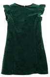 DELUXE VELVET SHIFT DRESS - GREEN