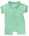 MINT SHORTSLEEVE POLO ROMPER