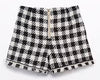 GIRLS VICHY SEQUIN BERMUDA SHORTS
