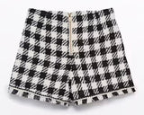 GIRLS VICHY SEQUIN BERMUDA SHORTS