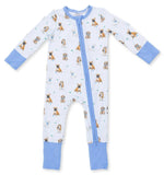 BESTIE DOGS BLUE - CONVERTIBLE ROMPER