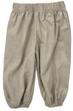 CORDUROY BANDED PANTS - KHAKI