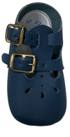 NAVY DOUBLE STRAP SHOES