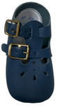 NAVY DOUBLE STRAP SHOES