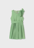 CHIFFON GREEN DRESS