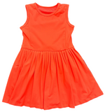 ACTIVE MESH NEON ORANGE DRESS