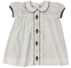 SAINTS EMBROIDERED MOLLY DRESS