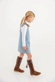 JULIA JUMPER - BARNSLEY BLUE TWEED
