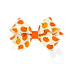 MINI PUMPKIN PRINT GROSGRAIN BOW