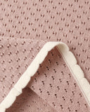 POINTELLE KNIT PANT - ROSEWOOD