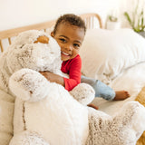 JUMBO BURROW BUNNY STUFFED PLUSH ANIMAL