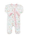 NUTCRACKER FOOTIES PINK TRIM