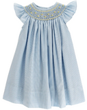 SUNSHINE FLORAL WITH BLUE CHECK - BISHOP
