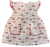 FLAG DRESS WITH POCKETS
