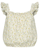 TALIA TOP CREAM DITSY
