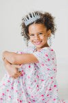 MERMAID SCALES SHORTSLEEVE TWIRL DRESS