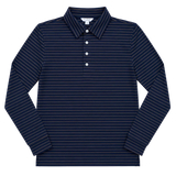 MARINER LONG SLEEVE POLO - WHARF BLUE