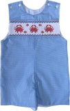 CRAB SMOCKED SHORTALL