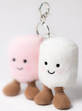 PAIR OF MARSHMALLOWS BAG CHARM