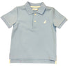 BLUE SHORTSLEEVE POLO SHIRT