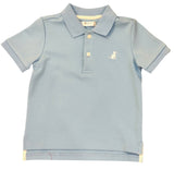 BLUE SHORTSLEEVE POLO SHIRT