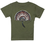 BOYS SHORT SLEEVE TEE - TURKEY MOUNT - OLIVE