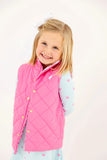 VAUGHN VEST - WINTER PARK PINK WITH HAVE A LITTLE HEART
