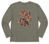 MAYFLY BAMBOO LONG SLEEVE TEE - LAB BROWN