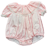PINK RUFFLE COLLAR LACE BUBBLE