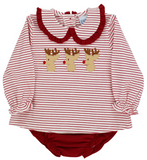 RUDY REINDEER - GIRLS BLOOMER SET