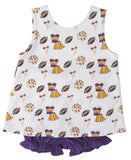 VARSITY PURPLE BLAIRE BOW BACK SET