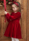 RED VELVET DRESS