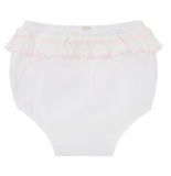 SECRET GARDEN BLOOMERS - WHITE AND PINK
