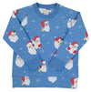 CASSIDY COMFY CREWNECK - DEAR SANTA (BARBADOS BLUE)