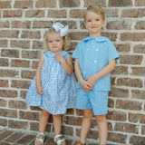 SUMMER BLUE - DRESSY SHORT SET