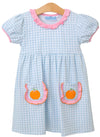 PUMPKIN SHORTSLEEVE DRESS