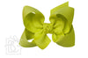 Hair Bow 4.5" Lime