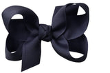 3.5" DARK NAVY MEDIUM KNOT BOW